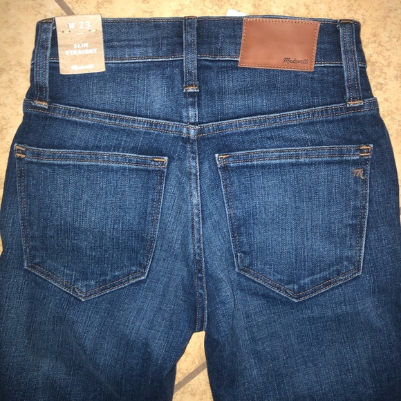 Madewell Slim Straight Jeans - Picture 5 of 6